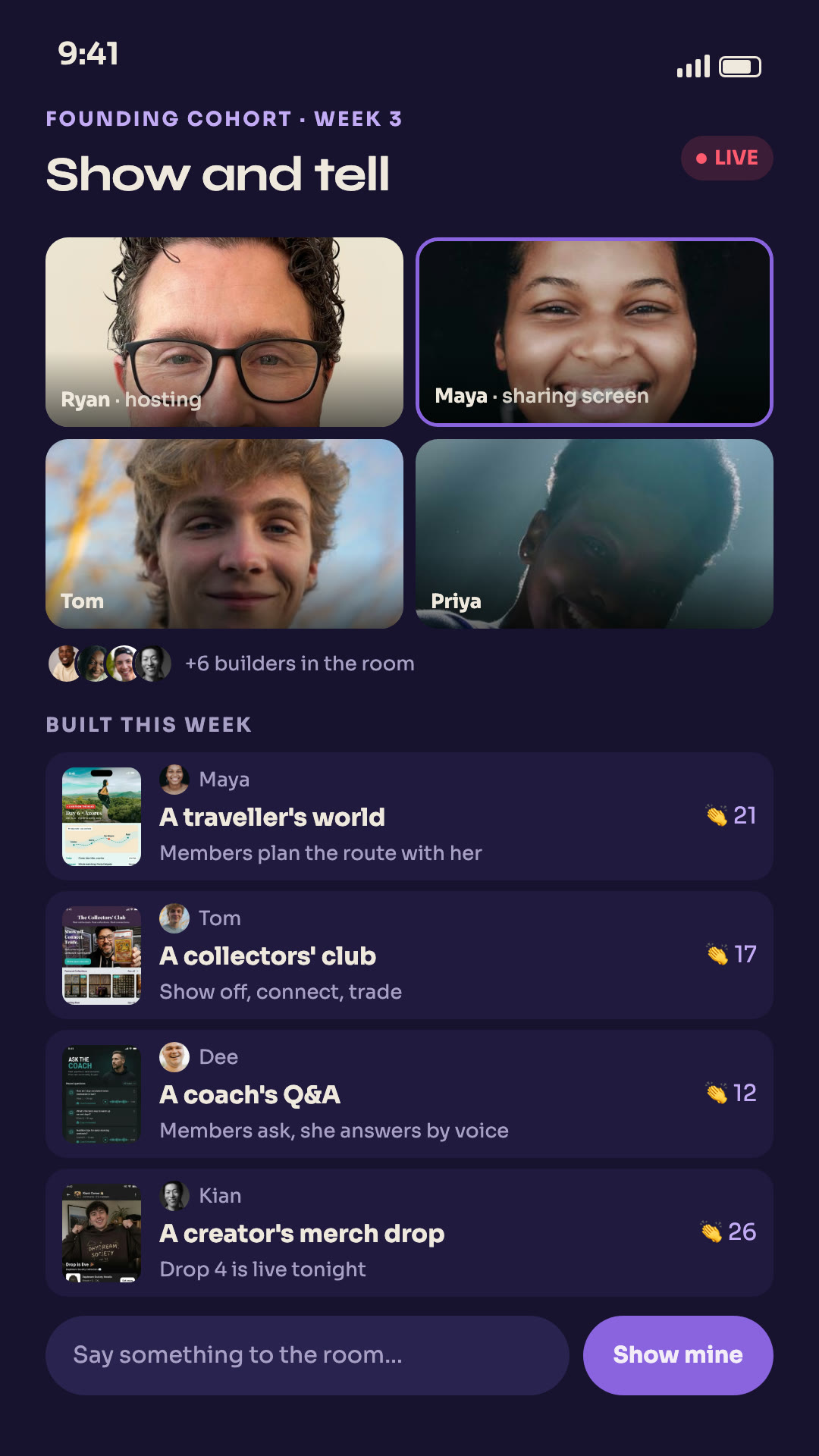 Quixoverse: the live cohort call